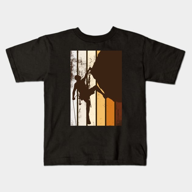 Climbing Kids T-Shirt by CTShirts